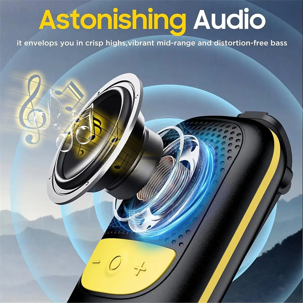 Новый портативный Bluetooth-динамик-клипса 2026 года с встроенными микрофонами для музыки и звонков без помощи рук, миниатюрный, водонепроницаемый, для использования на улице
Новый портативный Bluetooth-динамик-клипса 2026 года с встроенными микрофонами для музыки и звонков без помощи рук, миниатюрный, водонепроницаемый, для использования на улице