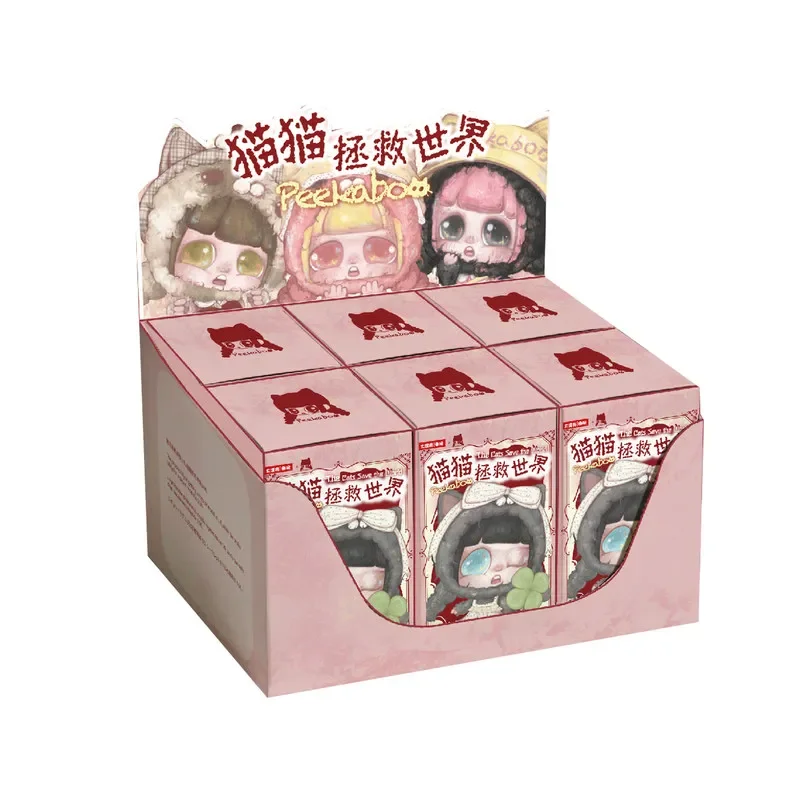 Peekaboo Cats Save The World Series Plush Pendant Blind Box Kawaii Plushie Doll Mystery Box Trendy Toy Desktop Decor
Peekaboo Cats Save The World Series Plush Pendant Blind Box Kawaii Plushie Doll Mystery Box Trendy Toy Desktop Decor