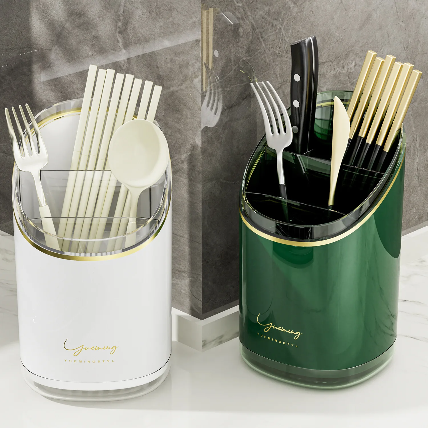 Luxury Chopsticks Storage Box, Household Kitchen Tube, Multi-Functional Draining Rack, Integrated Compartment Cage, Knife Holder
Luxury Chopsticks Storage Box, Household Kitchen Tube, Multi-Functional Draining Rack, Integrated Compartment Cage, Knife Holder