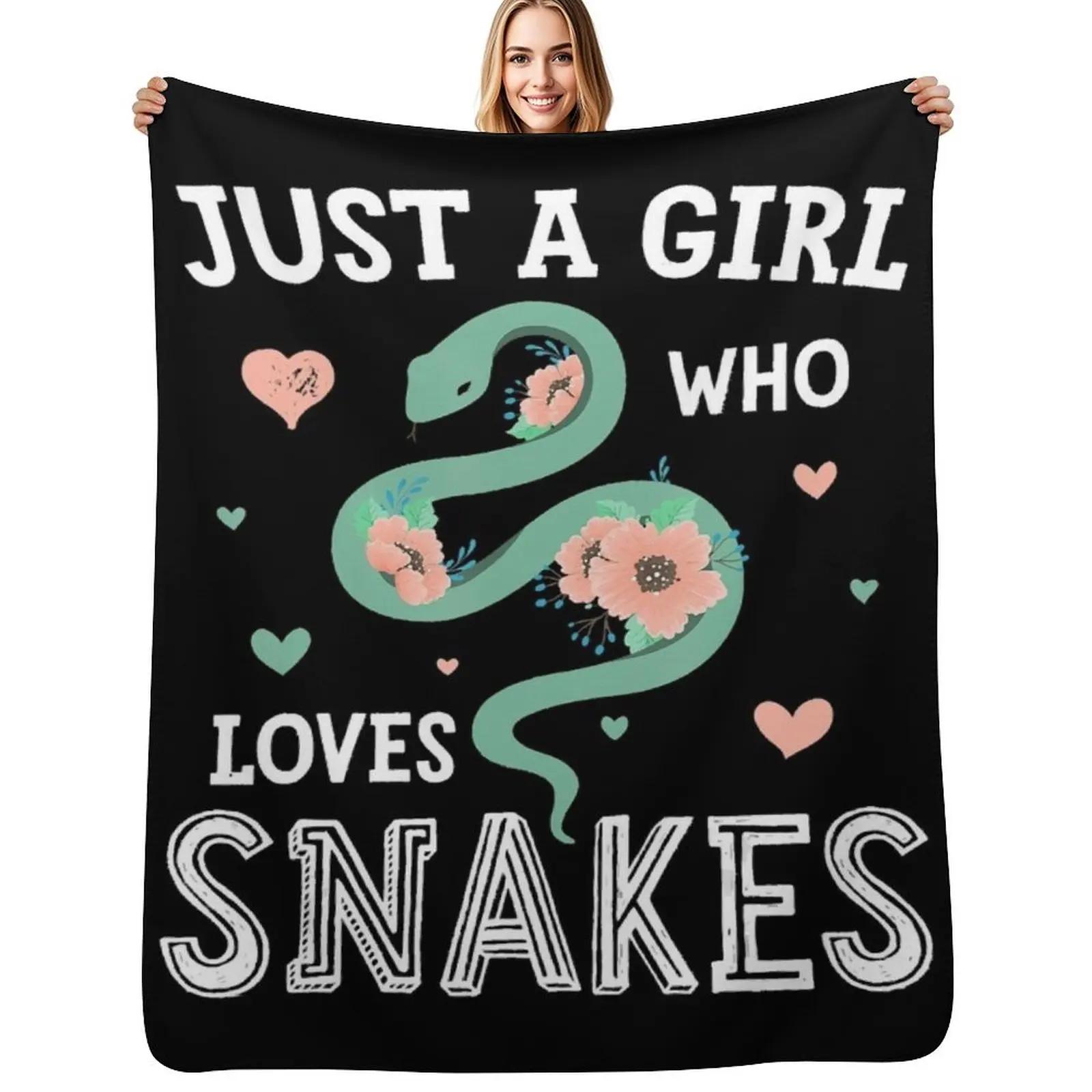 Just A Girl Who Loves Snakes Women Snake Lover Gift Throw Blanket Year Round Soft Comfortable Blanket for Home
Just A Girl Who Loves Snakes Women Snake Lover Gift Throw Blanket Year Round Soft Comfortable Blanket for Home