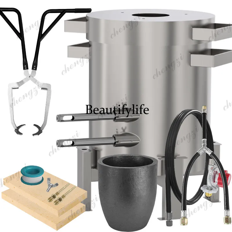 Propane Melting Furnace Kit 20KG, Foundry Forge with Graphite Crucible, Tongs Tools for Metal Smelting, Casting Scrap Recycling
Propane Melting Furnace Kit 20KG, Foundry Forge with Graphite Crucible, Tongs Tools for Metal Smelting, Casting Scrap Recycling