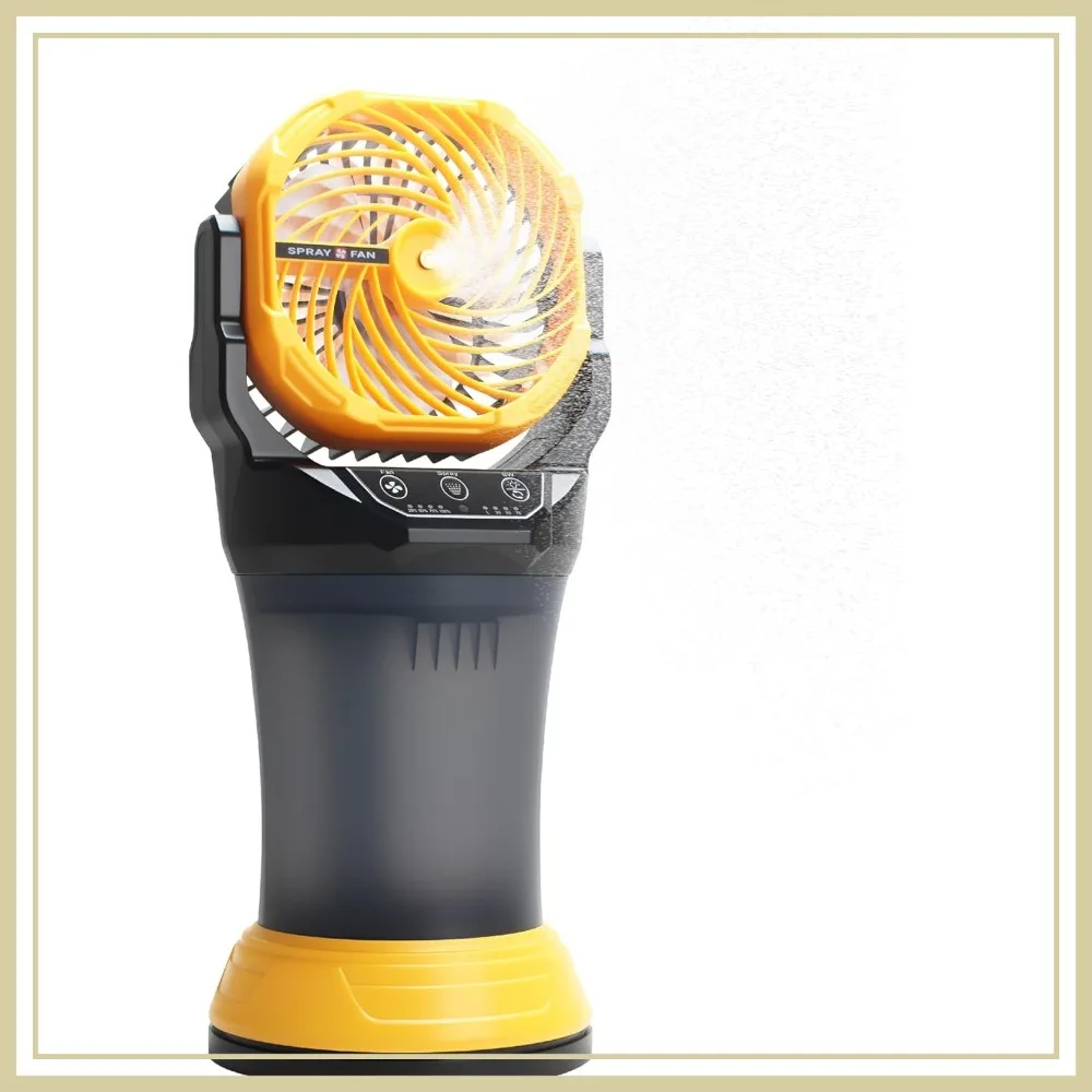 Portable Camping Fan 20000mAh, Rechargeable with Remote Control, 4 Wind Speed, Floor Water Cooling Misting Fan
Portable Camping Fan 20000mAh, Rechargeable with Remote Control, 4 Wind Speed, Floor Water Cooling Misting Fan