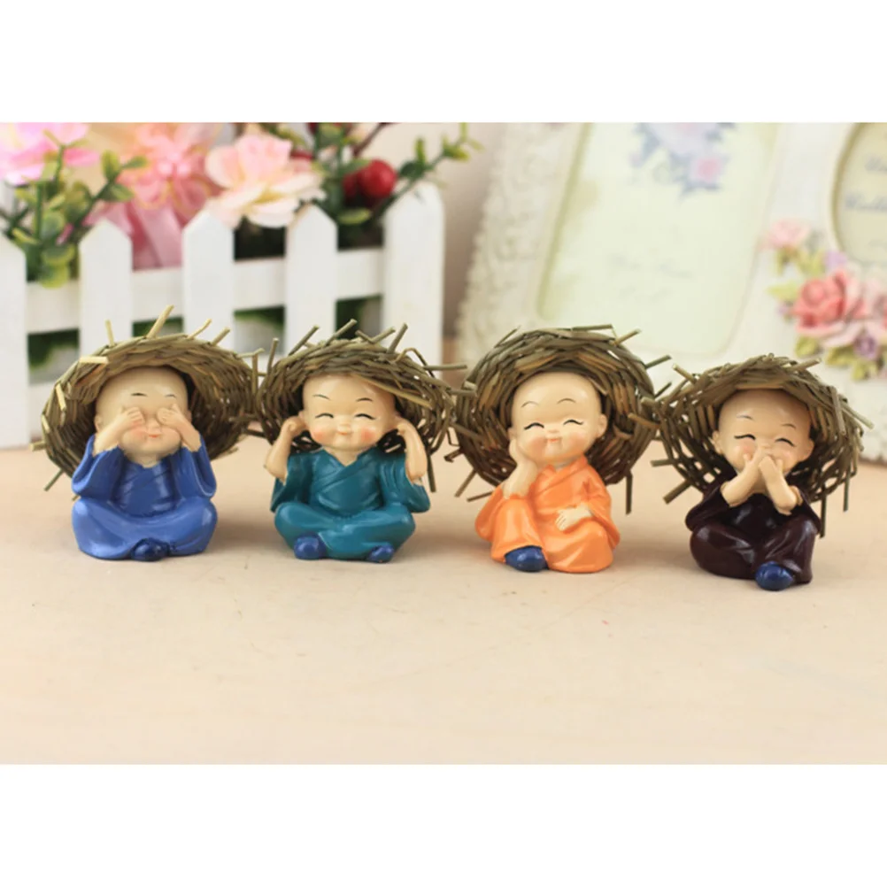 4pcs Small Straw Hat Kongfu Monk Car Interior Ornament Portable Home Decor Car Seat Decoration Gift Mini Figure
4pcs Small Straw Hat Kongfu Monk Car Interior Ornament Portable Home Decor Car Seat Decoration Gift Mini Figure
