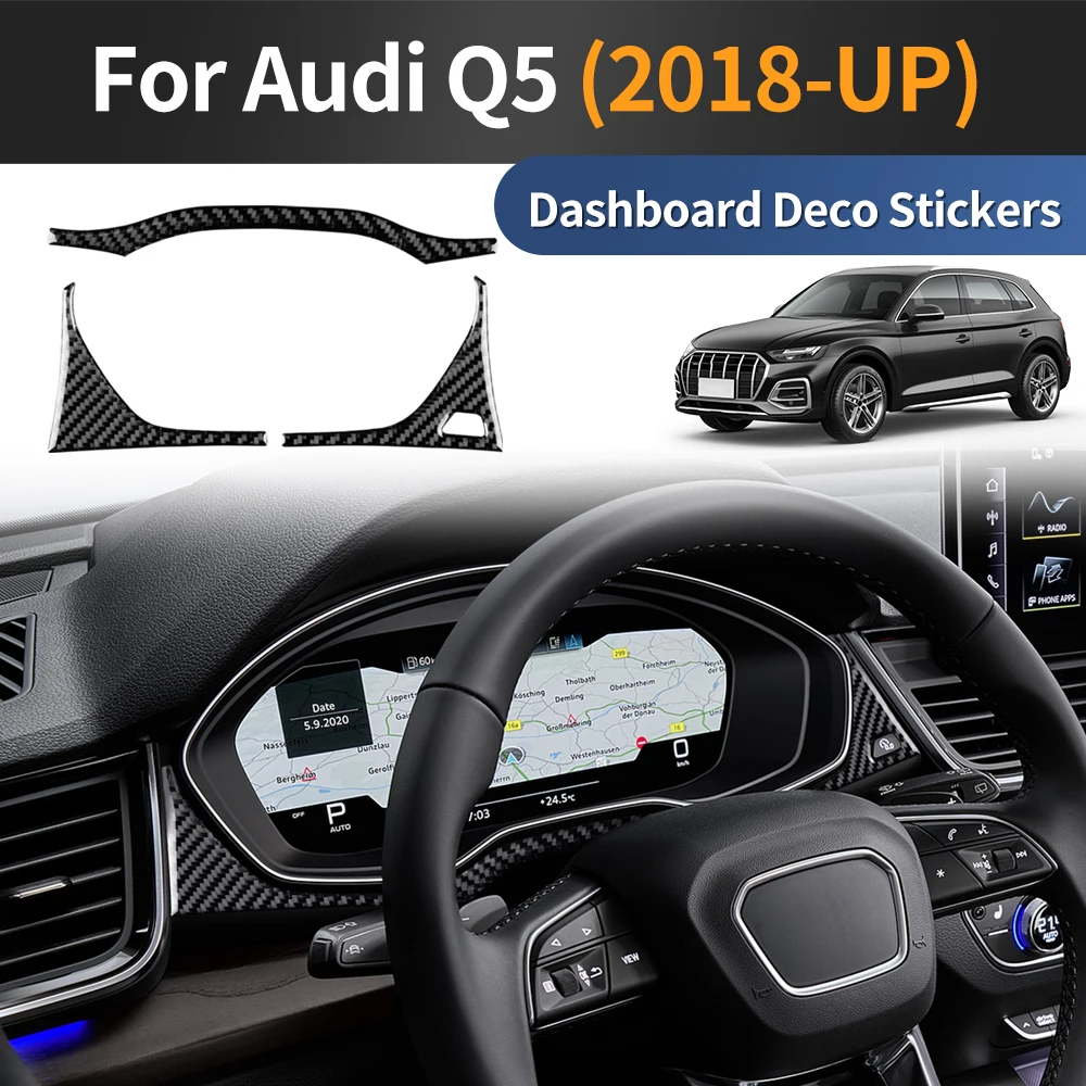 Car Dashboard Panel Frame Protector Carbon Fiber Instrument Sticker For Audi Q5 2018-2025 Auto Speedometer Interior Accessories
Car Dashboard Panel Frame Protector Carbon Fiber Instrument Sticker For Audi Q5 2018-2025 Auto Speedometer Interior Accessories