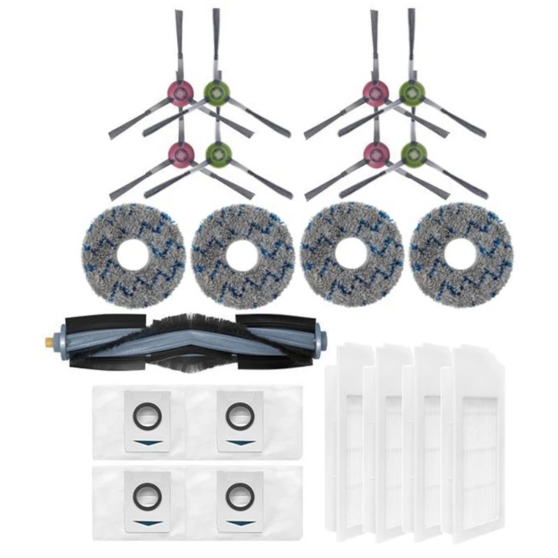 Сменный пылесборник Для Ecovacs Deebot X1 Omni/Turbo, Hepa фильтр, основная боковая щетка, насадка на швабру, мусорный контейнер
Сменный пылесборник Для Ecovacs Deebot X1 Omni/Turbo, Hepa фильтр, основная боковая щетка, насадка на швабру, мусорный контейнер