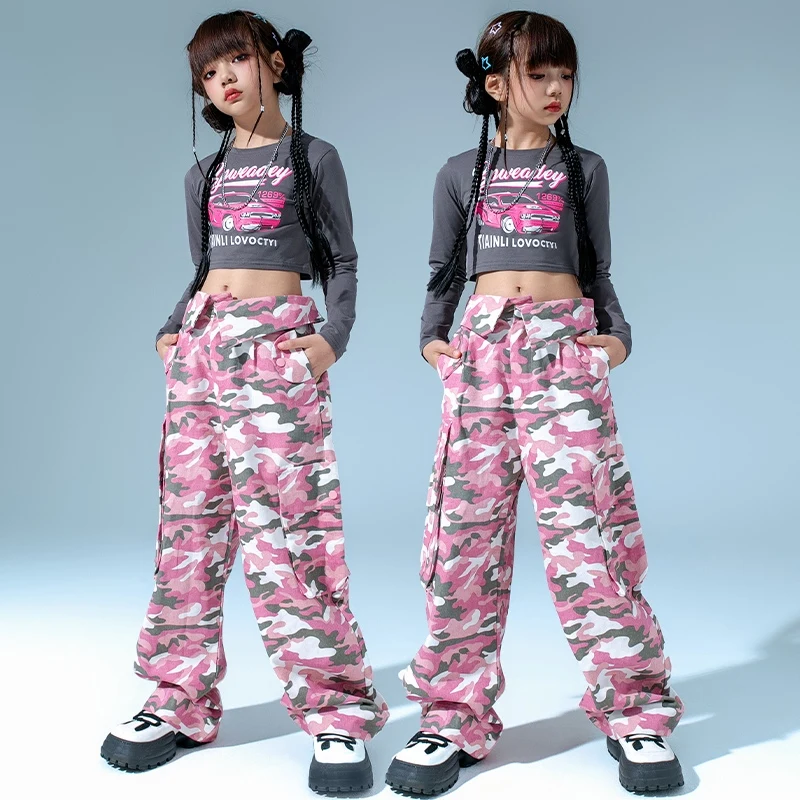 Fashion Girls Jazz Dance Costume Group Kpop Outfit Long Sleeved T-Shirt Pants Kids Hip Hop Cloting Street Dancewear DW10466
Fashion Girls Jazz Dance Costume Group Kpop Outfit Long Sleeved T-Shirt Pants Kids Hip Hop Cloting Street Dancewear DW10466