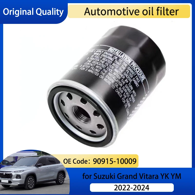 Oil Filter Element for Suzuki Grand Vitara YK YM Urban Cruiser Hybrid 2022 2023 2024 90915-10009 Car Oil Filtration Filter Parts
Oil Filter Element for Suzuki Grand Vitara YK YM Urban Cruiser Hybrid 2022 2023 2024 90915-10009 Car Oil Filtration Filter Parts