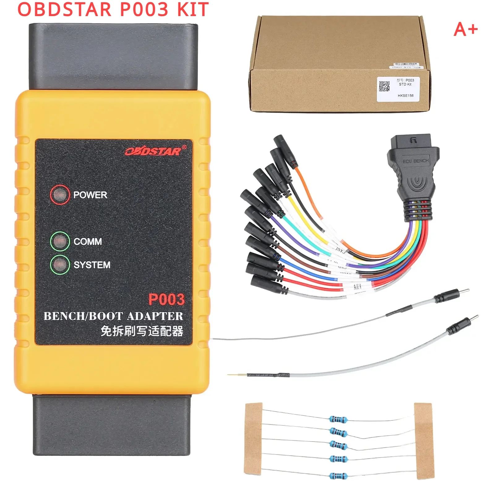 A+ OBDSTAR P003 KIT Адаптер для чтения ECU CS PIN работает с OBDSTAT DC706 Series X300 DP/ X300 DP PLUS/DC706/X300 PRO4
A+ OBDSTAR P003 KIT Адаптер для чтения ECU CS PIN работает с OBDSTAT DC706 Series X300 DP/ X300 DP PLUS/DC706/X300 PRO4