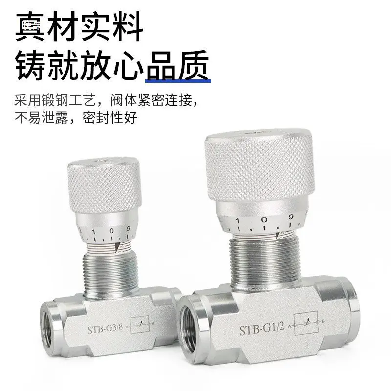 Flow Control Valve STU Hydraulic Throttle Valve One-way STU-G1/4 STU-G3/8 STU-G1/2 STU-G3/4 STU-G1 1PC
Flow Control Valve STU Hydraulic Throttle Valve One-way STU-G1/4 STU-G3/8 STU-G1/2 STU-G3/4 STU-G1 1PC
