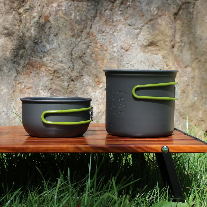 Outdoor Camping Aluminum Alloy Light Weight Single Person Pot Set for Cooking Compact Travel Gear
Outdoor Camping Aluminum Alloy Light Weight Single Person Pot Set for Cooking Compact Travel Gear