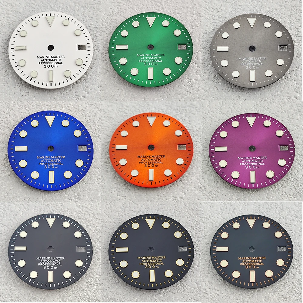 NH35 dial NH36 dial 28.5mm Watch dial green luminous dial Suitable for NH35 NH36 movement watch accessories Watch repair tool
NH35 dial NH36 dial 28.5mm Watch dial green luminous dial Suitable for NH35 NH36 movement watch accessories Watch repair tool