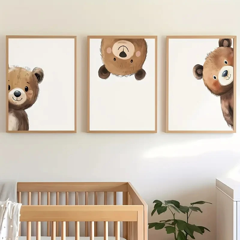 Wall Decor Wall Art for Living Room Set of 3 Bear Baby Animal Canvas Posters Animal Bedroom Room Decor Unframed Home Decor Art
Wall Decor Wall Art for Living Room Set of 3 Bear Baby Animal Canvas Posters Animal Bedroom Room Decor Unframed Home Decor Art
