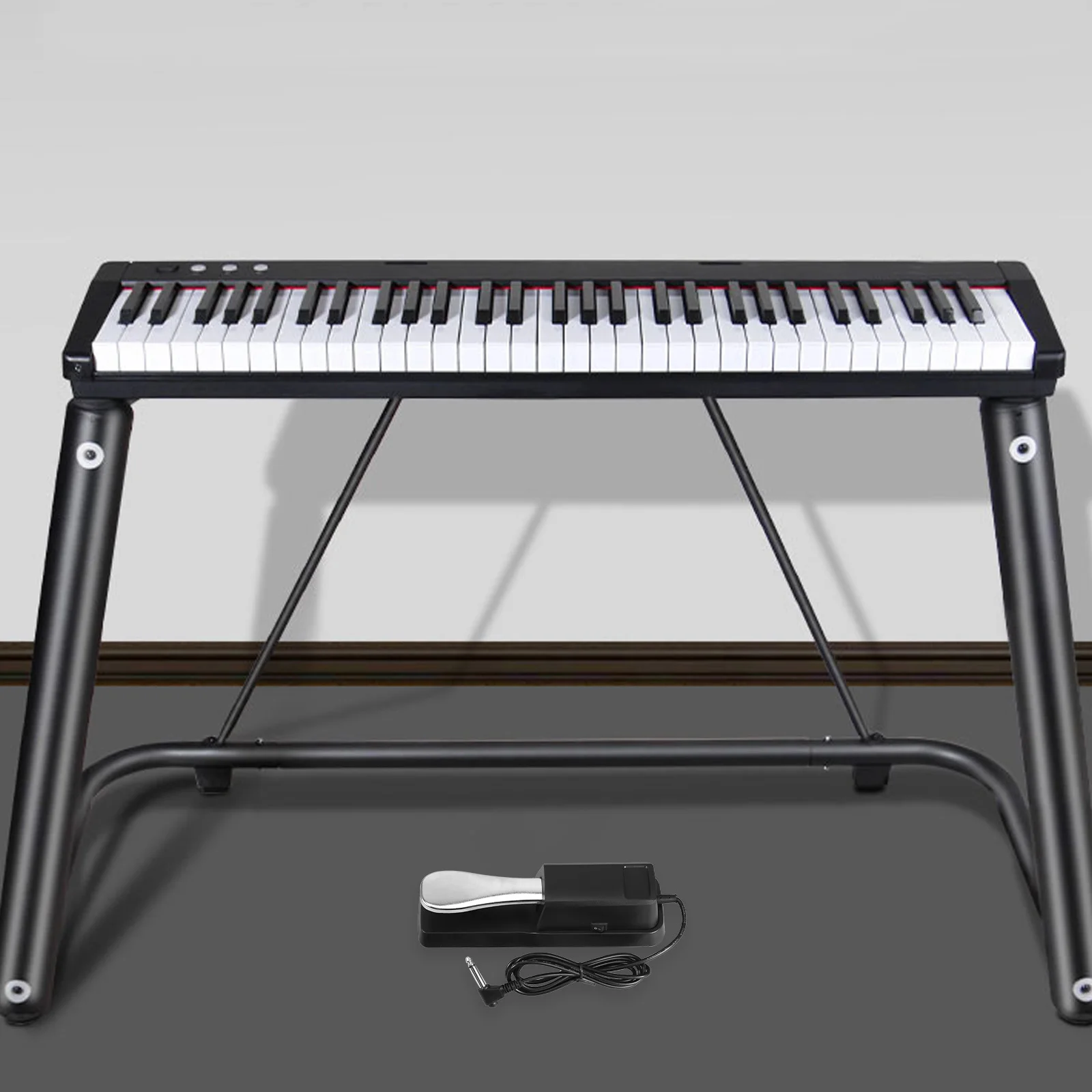 Electric Piano Sustain Pedal Sturdy Plastic Keyboard Damper Pedal for Professional Electronic Keyboard Piano Accessory 
Electric Piano Sustain Pedal Sturdy Plastic Keyboard Damper Pedal for Professional Electronic Keyboard Piano Accessory