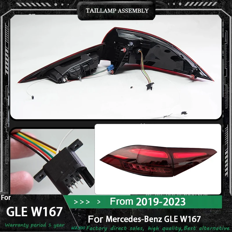 Замена автомобильных задних фонарей для Benz GLE W167 350 450 2019-2023, светодиодные автомобильные задние фонари в сборе, инструменты Plug and Play, аксессуары
Замена автомобильных задних фонарей для Benz GLE W167 350 450 2019-2023, светодиодные автомобильные задние фонари в сборе, инструменты Plug and Play, аксессуары