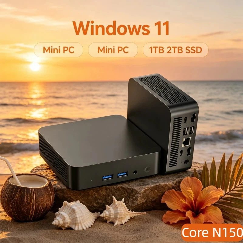 Favored Core N150 Windows 11 Pro Mini PC Office Gaming PC 4K HD BT5.2 WiFi6 32GB RAM 1TB/2TB SSD 3 Years Warranty
Favored Core N150 Windows 11 Pro Mini PC Office Gaming PC 4K HD BT5.2 WiFi6 32GB RAM 1TB/2TB SSD 3 Years Warranty