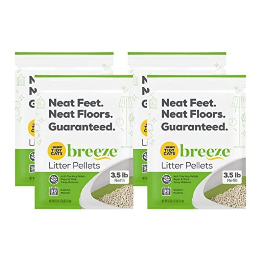 Tidy Cats Breeze Pellets 3.5 lbs Pack of 4 Unscented Recycled Paper Low-tracking 99.9% Dust-free Multi-cat
Tidy Cats Breeze Pellets 3.5 lbs Pack of 4 Unscented Recycled Paper Low-tracking 99.9% Dust-free Multi-cat