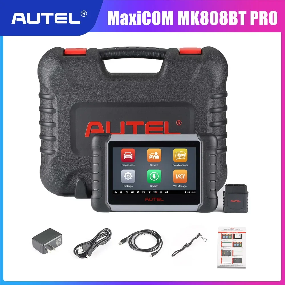Двунаправленный диагностический сканер Autel MaxiCOM MK808Z-BT, обновленный MK808/MK808S/MX808, совместимый с BT506/MV108.
Двунаправленный диагностический сканер Autel MaxiCOM MK808Z-BT, обновленный MK808/MK808S/MX808, совместимый с BT506/MV108.