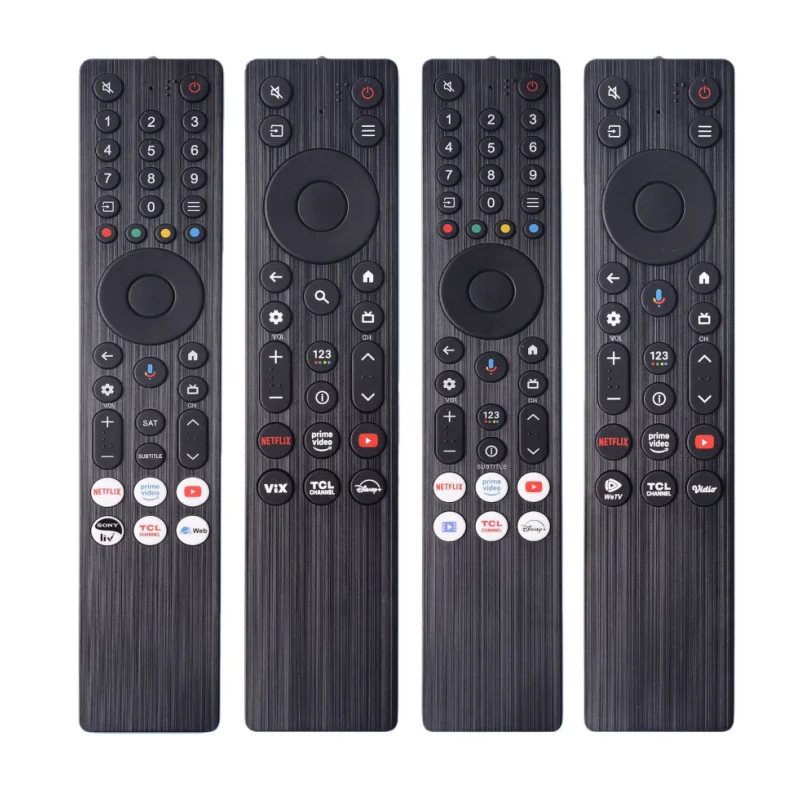 Compatible with TCL RC713A FMB8, RC833A-FMB1-B5, RC833A FMB3, RC833A-FMB4, RC913A-FMB4, RC913A-FMB8, RC923A-FMB1 remote controls
Compatible with TCL RC713A FMB8, RC833A-FMB1-B5, RC833A FMB3, RC833A-FMB4, RC913A-FMB4, RC913A-FMB8, RC923A-FMB1 remote controls