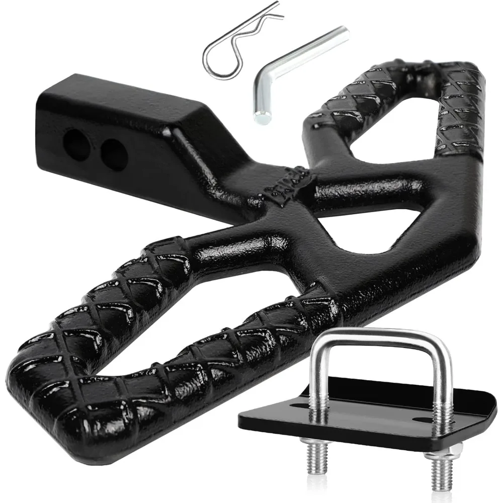 Universal Anti-Slip Tow Hitch Step for 2-Inch Receiver, Heavy-Duty Steel with 10000lbs Load Capacity
Universal Anti-Slip Tow Hitch Step for 2-Inch Receiver, Heavy-Duty Steel with 10000lbs Load Capacity