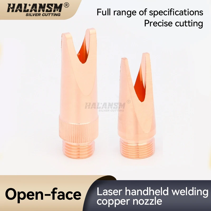 Laser cutting machine handheld welding nozzle, copper nozzle, handheld open wire feed welding head accessory, copper nozzle
Laser cutting machine handheld welding nozzle, copper nozzle, handheld open wire feed welding head accessory, copper nozzle