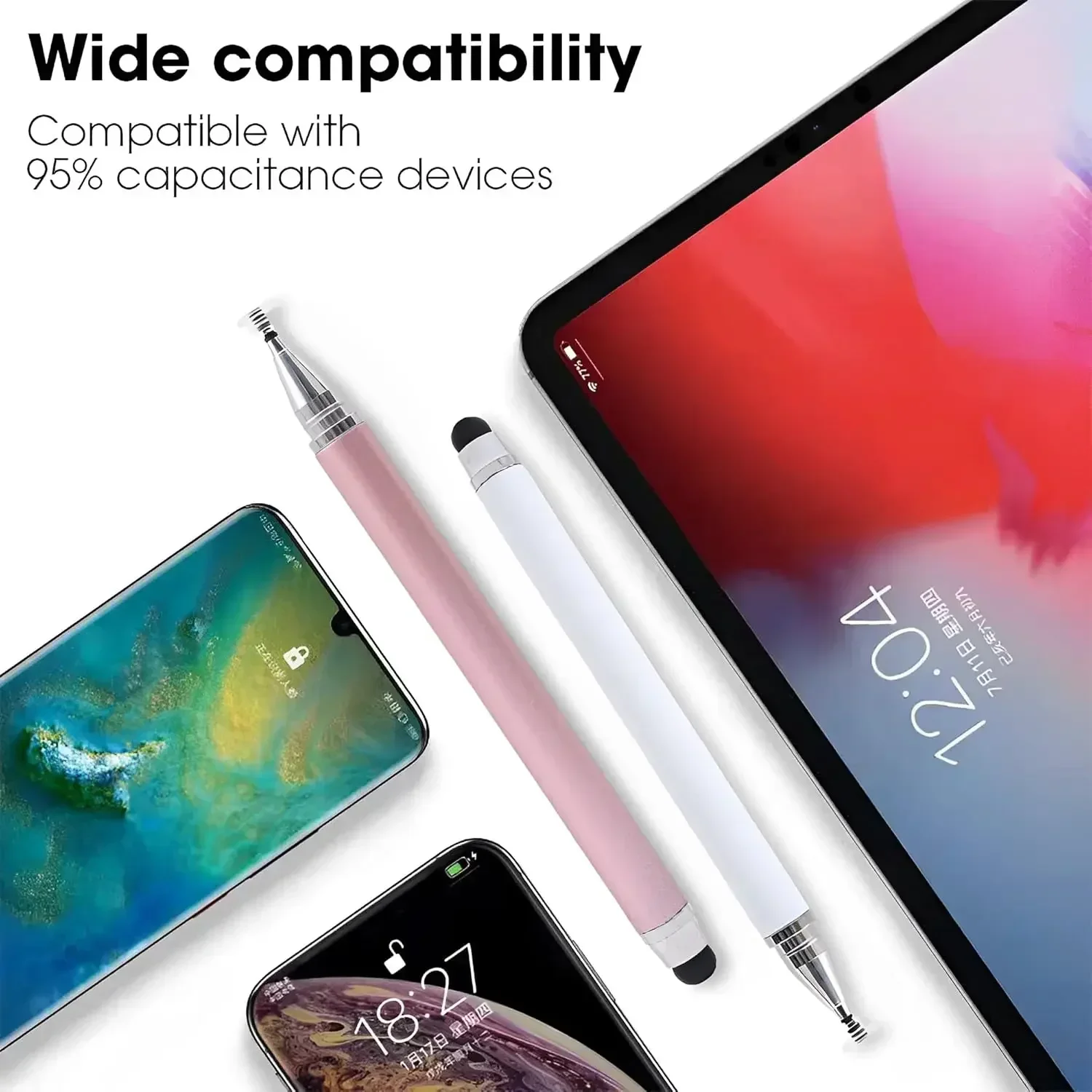1/2Pcs 2in1 Universal Stylus Pen For Tablet Mobile Android ios Phone iPad Accessories Drawing Tablet Capacitive Screen Touch Pen
1/2Pcs 2in1 Universal Stylus Pen For Tablet Mobile Android ios Phone iPad Accessories Drawing Tablet Capacitive Screen Touch Pen