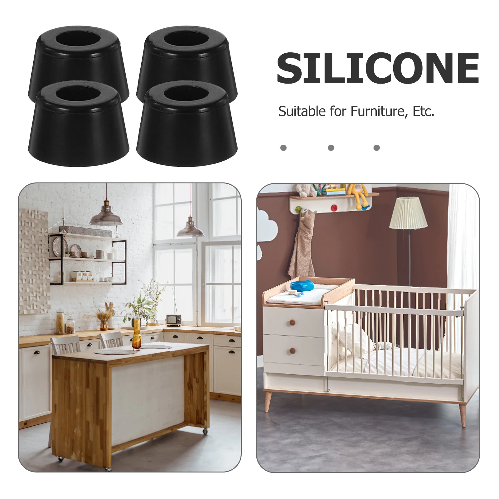 10Pcs Anti Skid Furniture Pads Silicone Non Slip Mat Vibration Absorbers Washing Machine Feet Floor Protectors
10Pcs Anti Skid Furniture Pads Silicone Non Slip Mat Vibration Absorbers Washing Machine Feet Floor Protectors