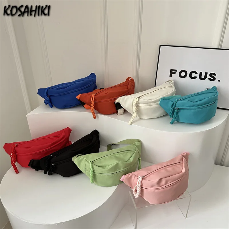 Streetwear Casual Simple Crossbody Bag Y2k Aesthetic Trendy All Match Shoulder Handbags Fashion Vintage Chest Bags Korean Women
Streetwear Casual Simple Crossbody Bag Y2k Aesthetic Trendy All Match Shoulder Handbags Fashion Vintage Chest Bags Korean Women