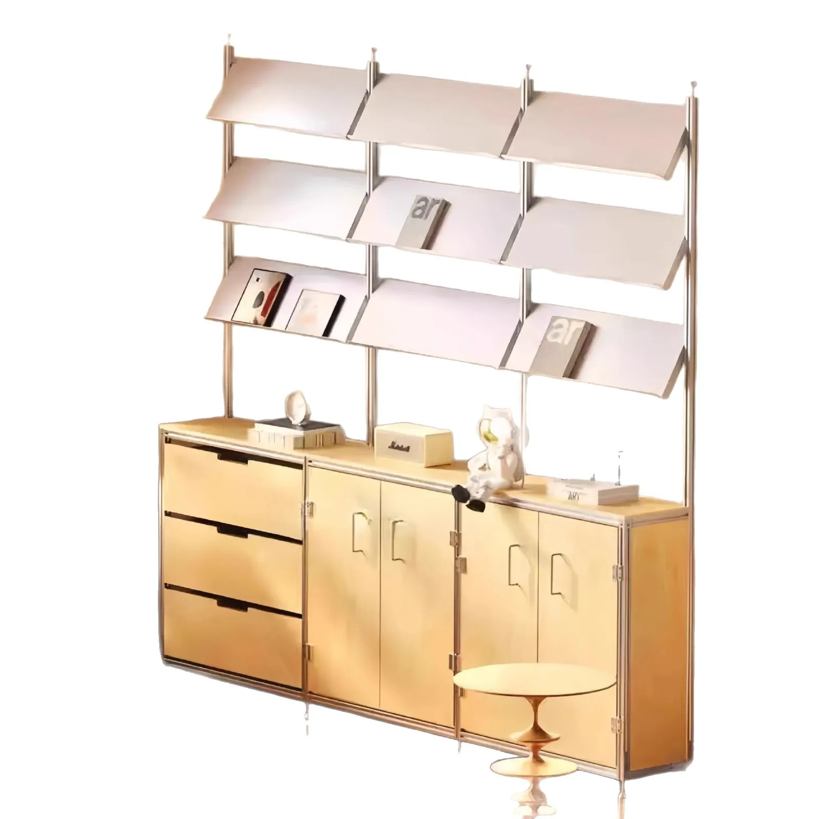 Simple multi-layer shelf display shelf living room floor
Simple multi-layer shelf display shelf living room floor