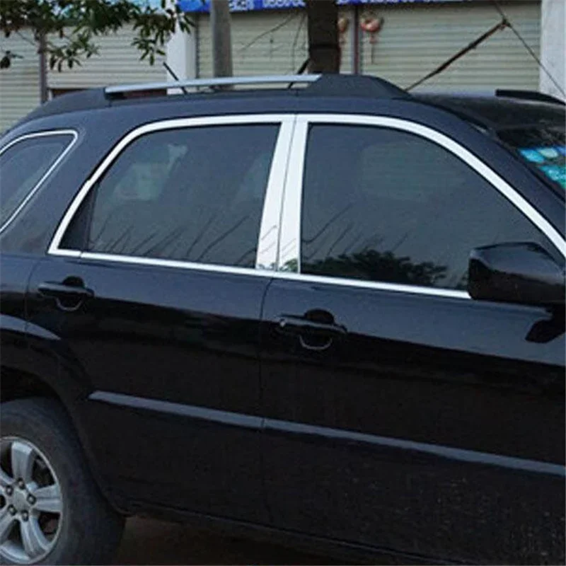 WELKINRY For Kia Sportage JE KM 2nd Gen 2005-2010 Stainless Steel Car Body Door Window Central Middle B Column Pillar Cover Trim
WELKINRY For Kia Sportage JE KM 2nd Gen 2005-2010 Stainless Steel Car Body Door Window Central Middle B Column Pillar Cover Trim