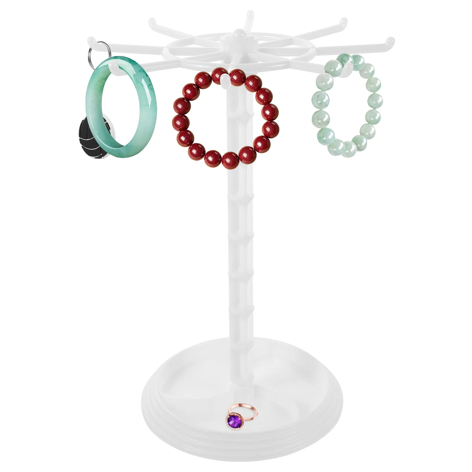 Rotating Jewelry Storage Rack Earrings Display Stand Holder Keychain Box Headband Organizer Plastic
Rotating Jewelry Storage Rack Earrings Display Stand Holder Keychain Box Headband Organizer Plastic