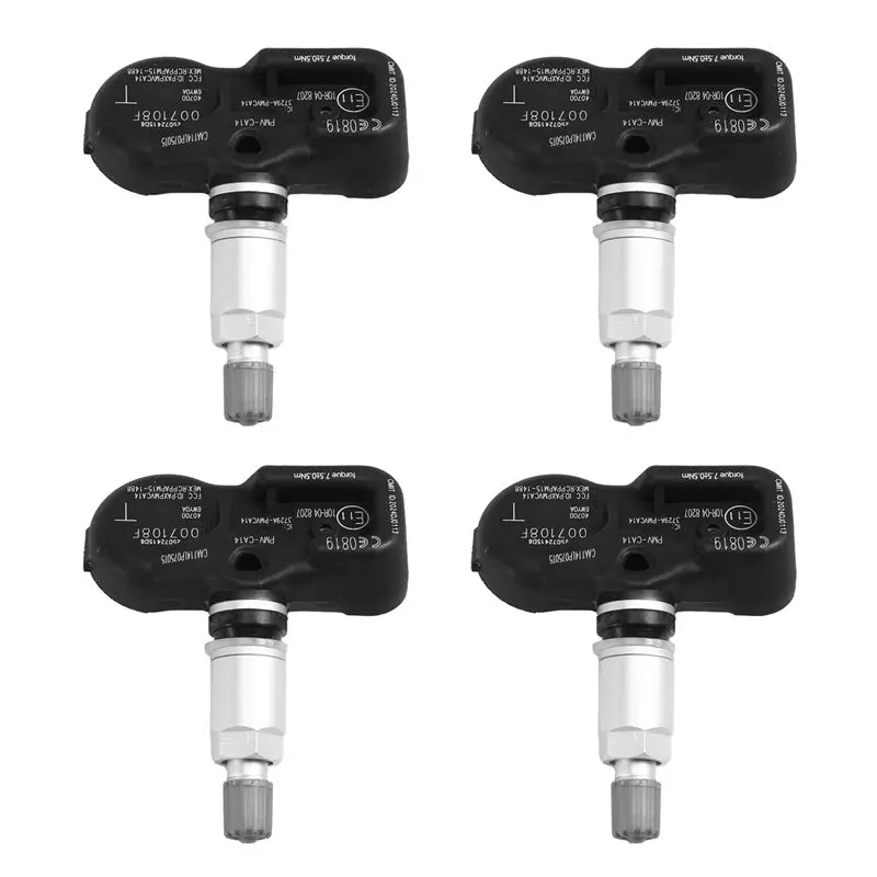 For Nissan Altima Kicks 2014-2025 For Infiniti QX50 QX55 QX60 QX80 4Pcs Car Tire Pressure Sensors 40700-6WY0A 407006WY0A-A61E
For Nissan Altima Kicks 2014-2025 For Infiniti QX50 QX55 QX60 QX80 4Pcs Car Tire Pressure Sensors 40700-6WY0A 407006WY0A-A61E