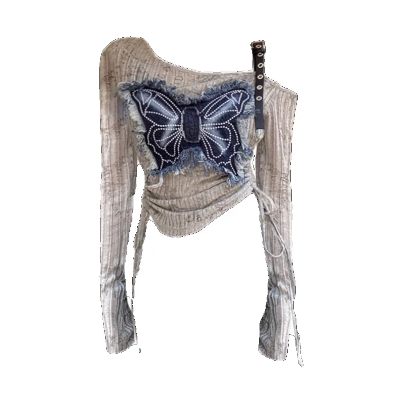2024 Autumn Bufferfly Patchwork Loose T-shirts Casual O Neck Chic Fashion Tops Women Long Sleeve Sexy Roupas Femininas Sweater
2024 Autumn Bufferfly Patchwork Loose T-shirts Casual O Neck Chic Fashion Tops Women Long Sleeve Sexy Roupas Femininas Sweater