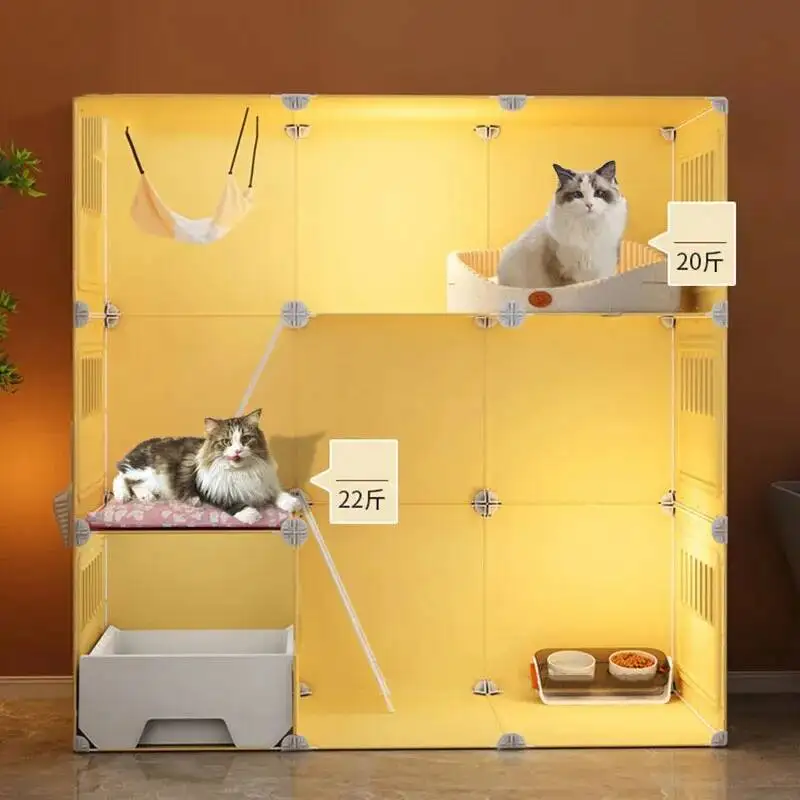 Home Nordic Simple Cat Cat Cages House Light Luxury Indoor Super Large Free Space Cat Cage Cat Litter Box Integrated Cat Villa
Home Nordic Simple Cat Cat Cages House Light Luxury Indoor Super Large Free Space Cat Cage Cat Litter Box Integrated Cat Villa