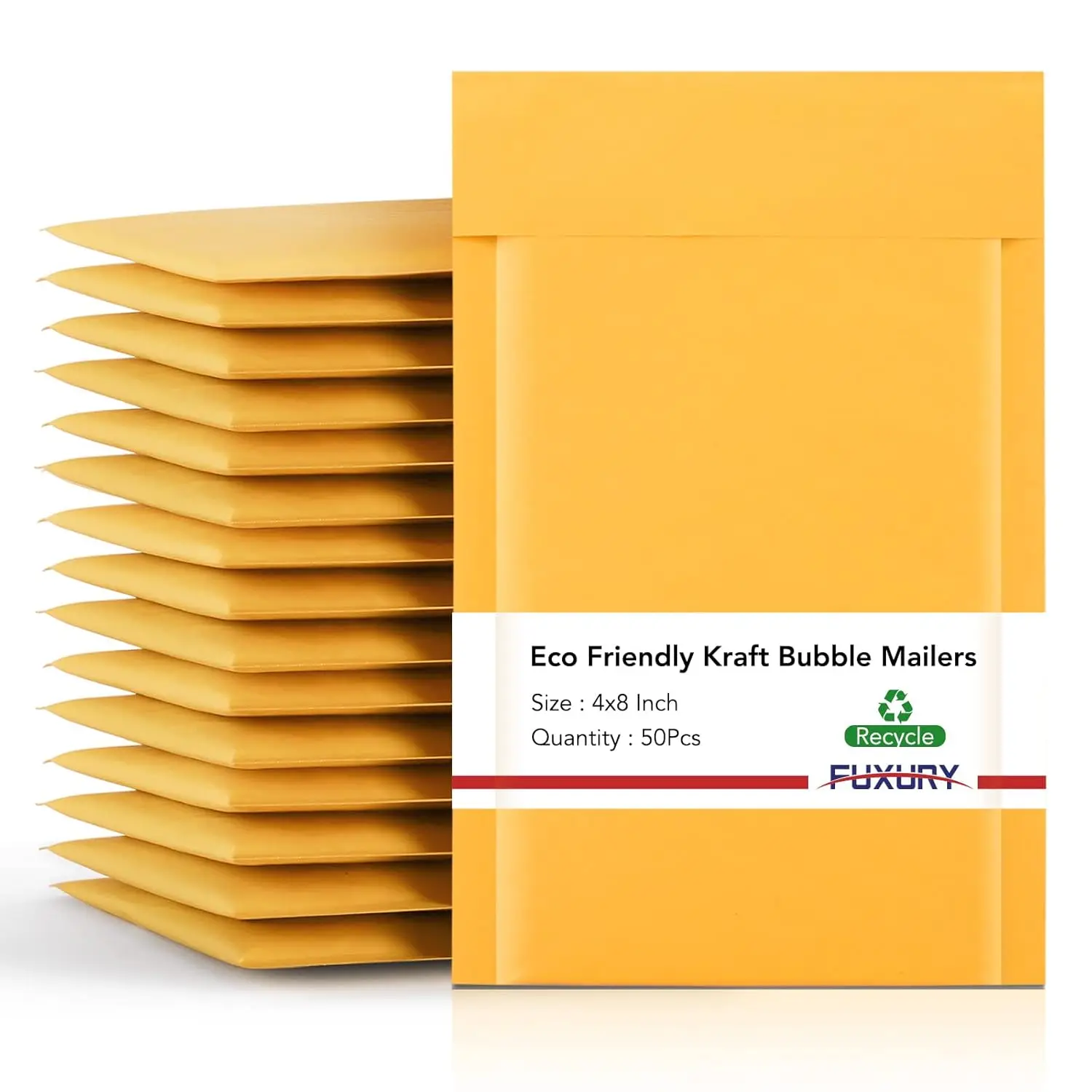 50 Pack Kraft Bubble Mailers 4x8" Usable 4x7" Padded Envelopes Strong Adhesion Waterproof Cushioned for Small Business
50 Pack Kraft Bubble Mailers 4x8" Usable 4x7" Padded Envelopes Strong Adhesion Waterproof Cushioned for Small Business
