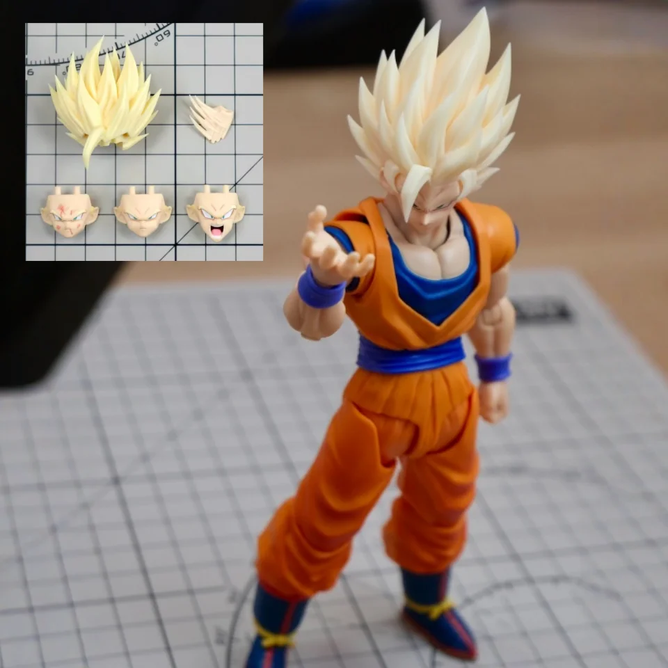 Коллекционная фигурка Dragon Ball Z SHF: Гохан с волосами, новые аксессуары Nono HM, модель головы Сон Гоку, набор для сборки, аниме-игрушки, подарки
Коллекционная фигурка Dragon Ball Z SHF: Гохан с волосами, новые аксессуары Nono HM, модель головы Сон Гоку, набор для сборки, аниме-игрушки, подарки