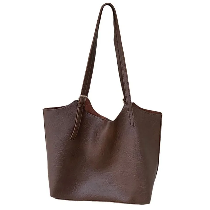 2024 Autumn Winter New Women's Bag Vintage Large Capacity Soft Leather Commuter Single Shoulder Bun Mother Tote Bag Shopping Bag
2024 Autumn Winter New Women's Bag Vintage Large Capacity Soft Leather Commuter Single Shoulder Bun Mother Tote Bag Shopping Bag