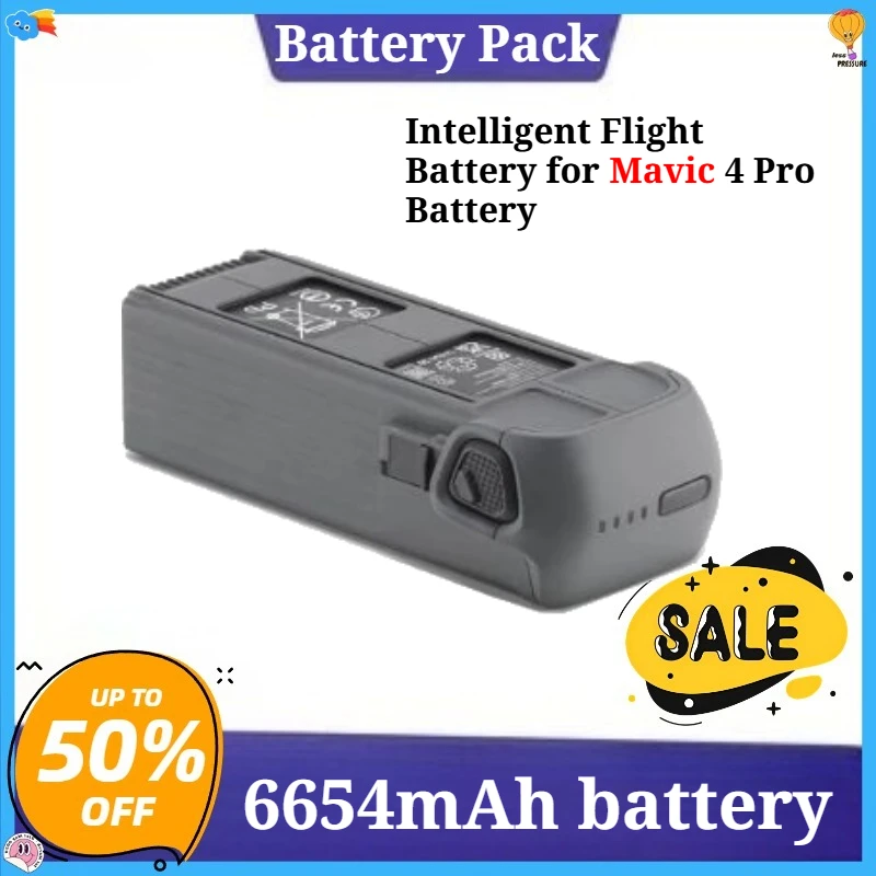 New Intelligent Flight Battery Capacity 6654mAh Supports Fast Charging for Mavic 4 Pro Battery Flight Time 51 Minutes
New Intelligent Flight Battery Capacity 6654mAh Supports Fast Charging for Mavic 4 Pro Battery Flight Time 51 Minutes