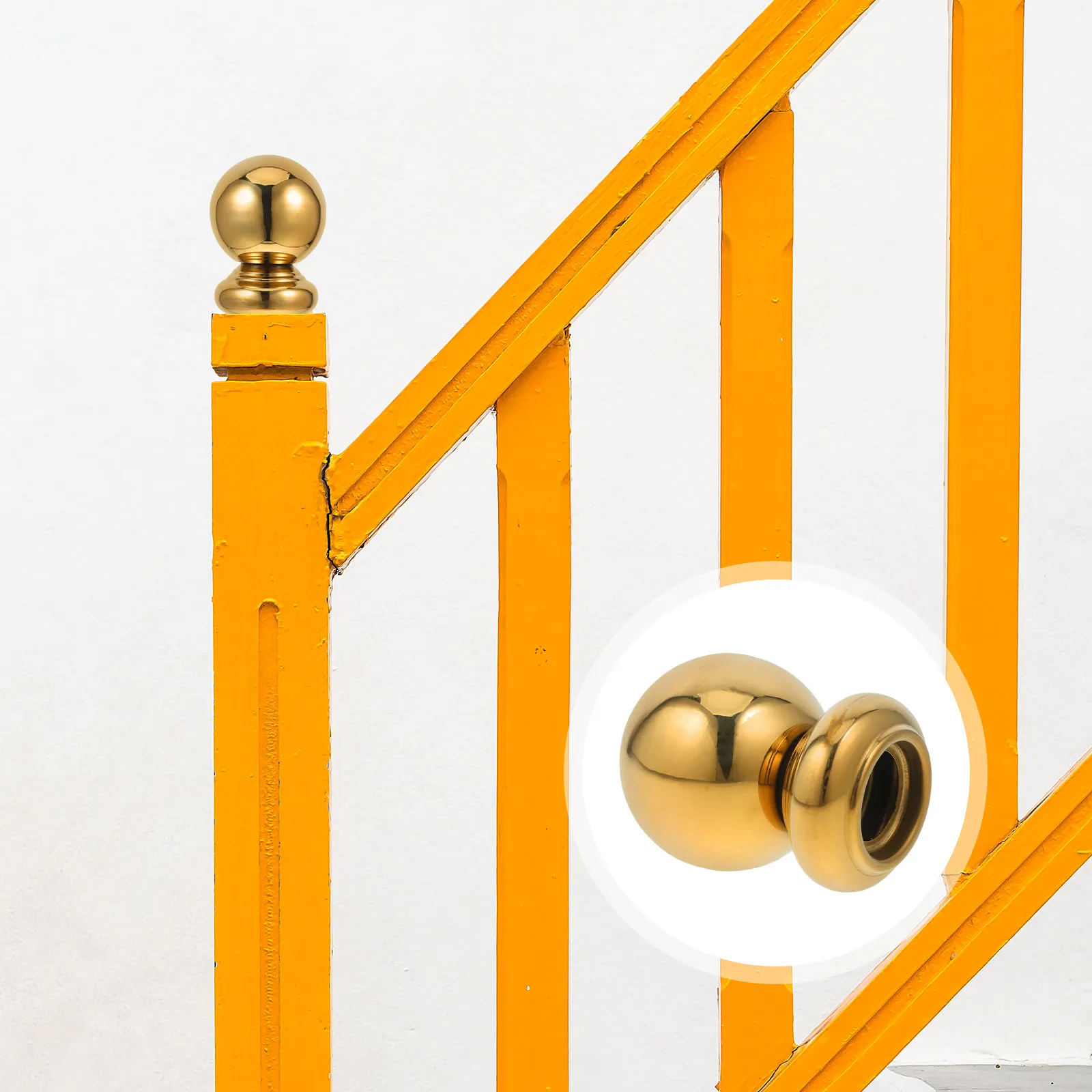 32Mm Golden Fence Post Caps with Ball Dome Decorative Metal Ball Post Cap for Garden Deck Fencing Stair Railings Fence Toppers
32Mm Golden Fence Post Caps with Ball Dome Decorative Metal Ball Post Cap for Garden Deck Fencing Stair Railings Fence Toppers