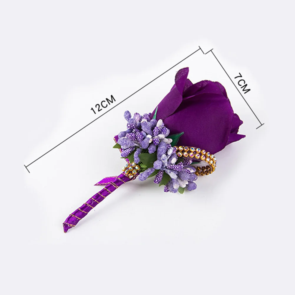 2 Pcs Simulation Rose Corsage Wedding Brooch Boutonniere Fake Flower for Bride Groom Bridal Accessories Breastpin
2 Pcs Simulation Rose Corsage Wedding Brooch Boutonniere Fake Flower for Bride Groom Bridal Accessories Breastpin