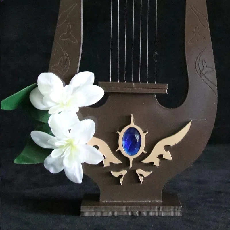 Реквизит для косплея Venti Harp из игры Genshin Impact, аксессуары для Хэллоуина, Рождества и тематических вечеринок
Реквизит для косплея Venti Harp из игры Genshin Impact, аксессуары для Хэллоуина, Рождества и тематических вечеринок