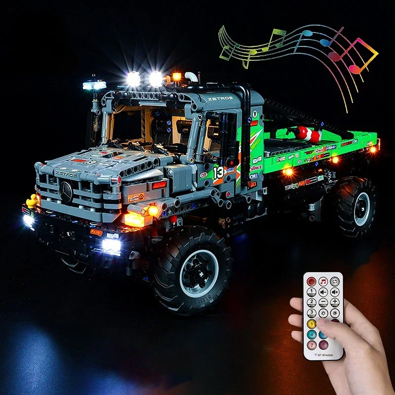 Комплект светодиодной подсветки без кирпичей для грузовика Mercedes-Benz Zetros Trial 4x4 42129
Комплект светодиодной подсветки без кирпичей для грузовика Mercedes-Benz Zetros Trial 4x4 42129