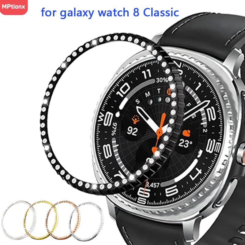 Metal Bezel for Samsung Galaxy Watch 8 Classic 46mm Protection Cover Ring Bumper Diamond Bling Galaxy Watch8 Classic Accessories
Metal Bezel for Samsung Galaxy Watch 8 Classic 46mm Protection Cover Ring Bumper Diamond Bling Galaxy Watch8 Classic Accessories
