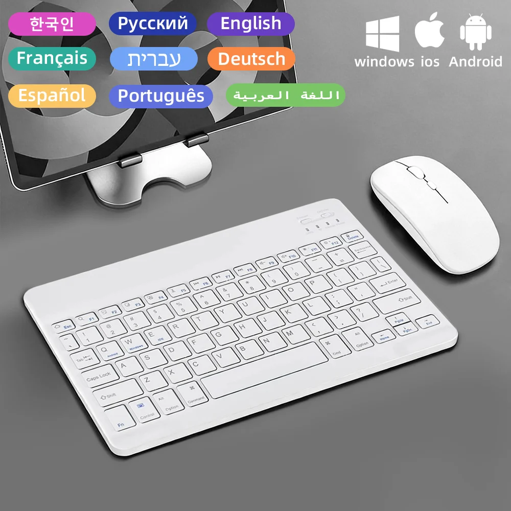 Bluetooth Wireless Keyboard and Mouse for Xiaomi IOS Android Tablet Keyboard for IPad Air Mini Pro 2018-2025 iPad Keyboard
Bluetooth Wireless Keyboard and Mouse for Xiaomi IOS Android Tablet Keyboard for IPad Air Mini Pro 2018-2025 iPad Keyboard
