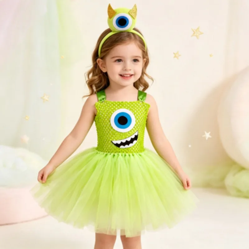 Cute Monster Theme Dress for Girls, Halloween & Children's Day Role-Play Costume, Kids' Birthday Party Performance Outfit
Cute Monster Theme Dress for Girls, Halloween & Children's Day Role-Play Costume, Kids' Birthday Party Performance Outfit