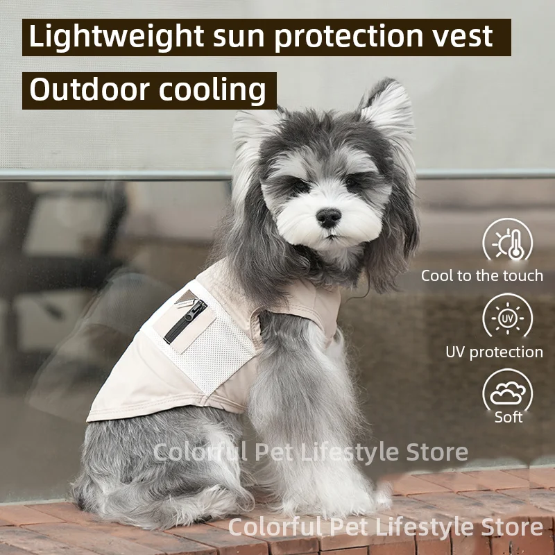Outdoor Sport Dog Vest UV Protection Breathable Mesh Thin Cooling Dog Summer Clothes Chihuahua Puppy Vest for Small Medium dog
Outdoor Sport Dog Vest UV Protection Breathable Mesh Thin Cooling Dog Summer Clothes Chihuahua Puppy Vest for Small Medium dog