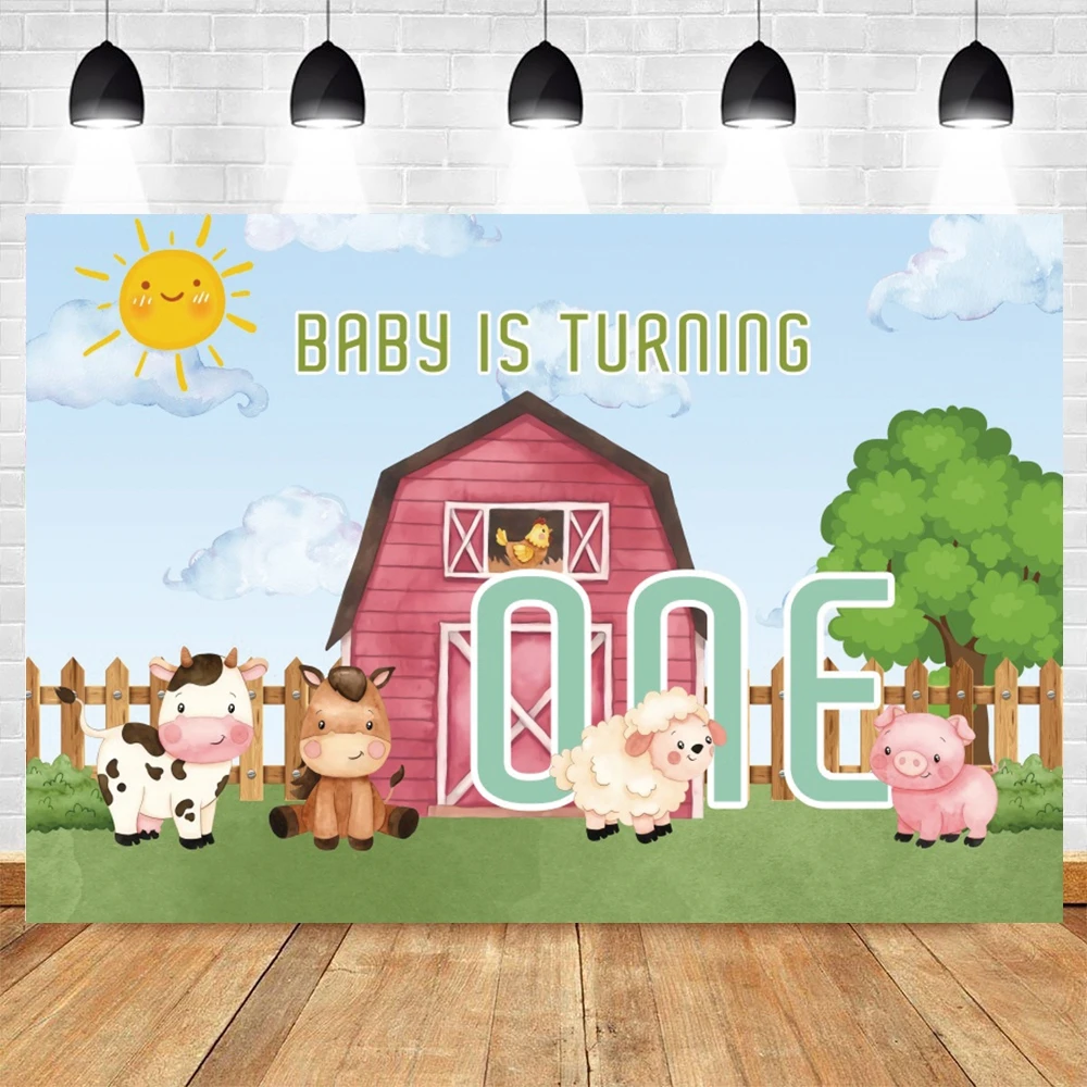 Baby One Birthday Farm Party Photography Backdrop Animal Photocall Decor Photographic Background Photo Studio Photozone Props
Baby One Birthday Farm Party Photography Backdrop Animal Photocall Decor Photographic Background Photo Studio Photozone Props