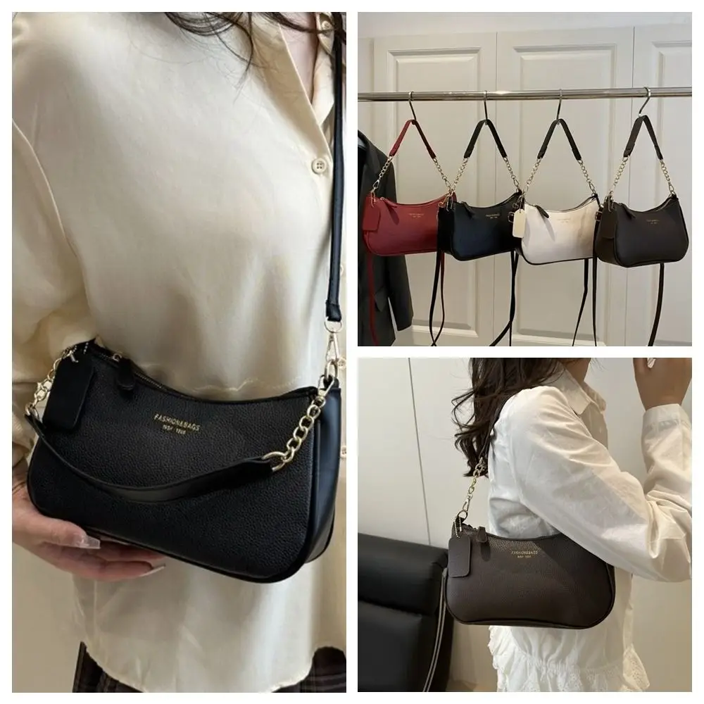 Portable Large Capacity PU Leather Shoulder Bag Solid Color Korean Style Underarm Bag All-match Soft Women Handbag Travel
Portable Large Capacity PU Leather Shoulder Bag Solid Color Korean Style Underarm Bag All-match Soft Women Handbag Travel
