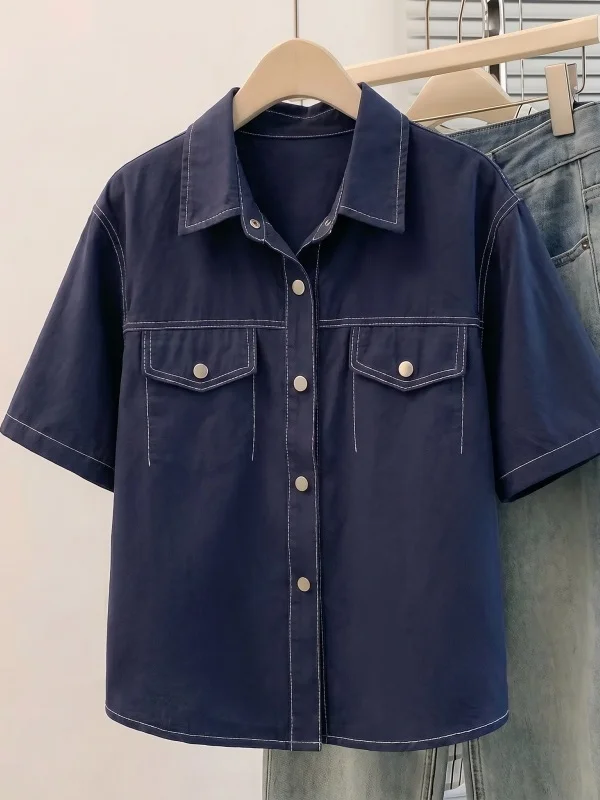 Oversized Denim Shirt Women's Shoulder Length Outerwear Summer New Style plus Size Fat MM Salt System Open Cardigan Top
Oversized Denim Shirt Women's Shoulder Length Outerwear Summer New Style plus Size Fat MM Salt System Open Cardigan Top