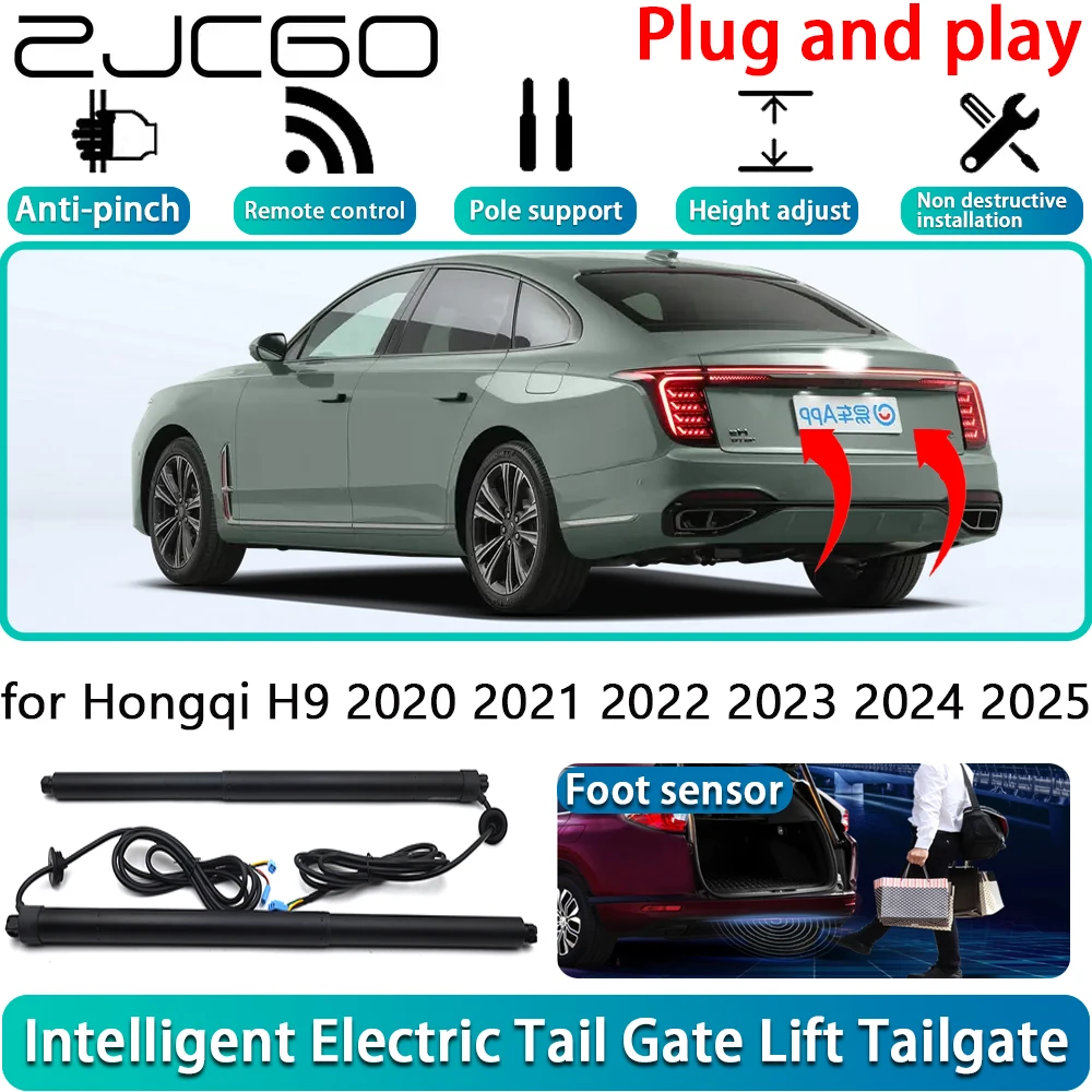 ZJCGO for Hongqi H9 2020 2021 2022 2023 2024 2025 Car OEM Electric Powered Tailgate Power Liftgate Automatic Tailgate System
ZJCGO for Hongqi H9 2020 2021 2022 2023 2024 2025 Car OEM Electric Powered Tailgate Power Liftgate Automatic Tailgate System
