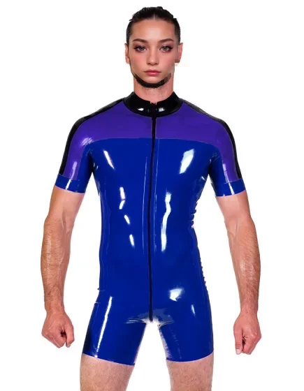 customized latex catsuit blue and purple latex bodysuit zipper design handmade natural rubber clubwear cosplay
customized latex catsuit blue and purple latex bodysuit zipper design handmade natural rubber clubwear cosplay